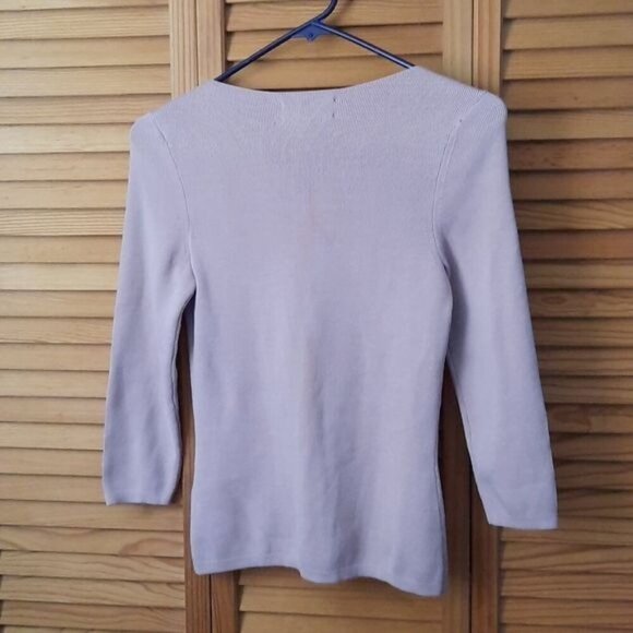 Selected Womens Wear Cutout Sleeve Boat Neck Sweater Size Small - Picture 3 of 5